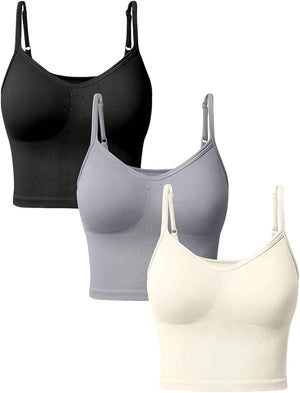 3 Pack Women’s Tank Tops Adjustable Straps Tank Top